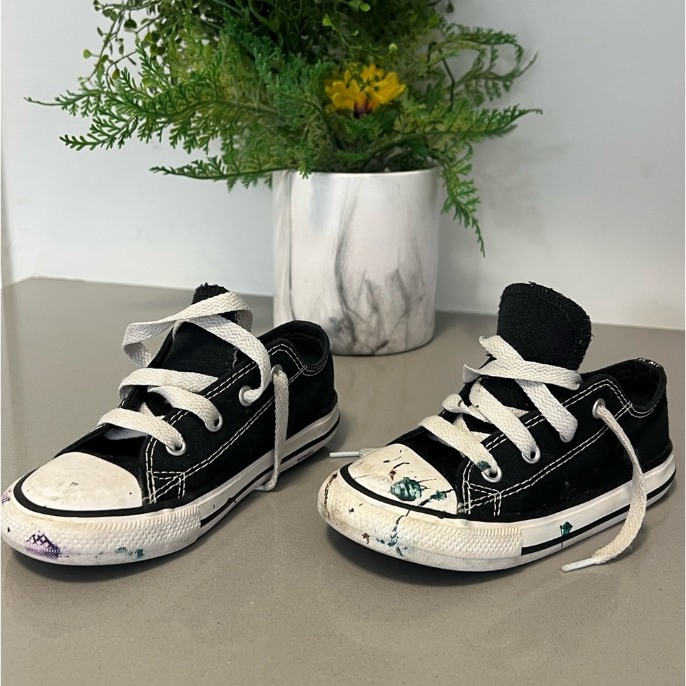 CONVERSE CHUCK TAYLOR ALL STAR TODDLER LOW TOP BLACK